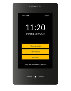 Reiner Sct Timecard Terminal 3 Czarny