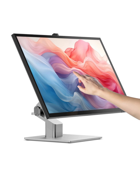 Alogic 32C4Kpdtf Monitor Komputerowy 81,3 Cm (32") 3840 X 2160 Px 4K Ultra Hd Ekran Dotykowy Srebrny