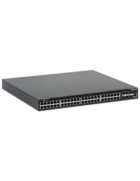 Intellinet 562041 Przełącznik Sieciowy Zarządzany L3 Gigabit Ethernet (10/100/1000) Obsługa Poe Czarny