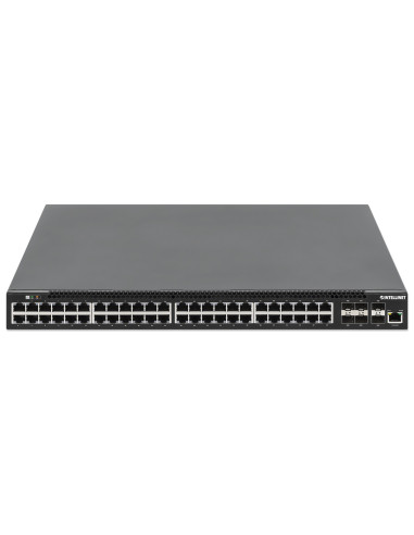 Intellinet 562041 Przełącznik Sieciowy Zarządzany L3 Gigabit Ethernet (10/100/1000) Obsługa Poe Czarny