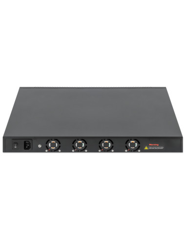 Intellinet 562041 Przełącznik Sieciowy Zarządzany L3 Gigabit Ethernet (10/100/1000) Obsługa Poe Czarny