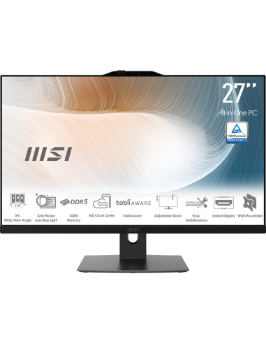 Msi Modern Am272P 1M-1235At Komputer Wielofunkcyjny All-In-One Intel Core 7 150U 68,6 Cm (27") 1920 X 1080 Px All-In-One Pc 16 G