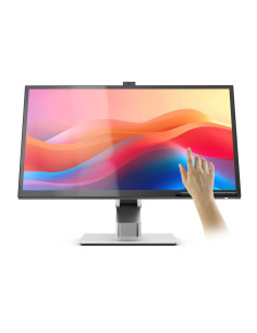 Alogic Clarity Fold Touch Monitor Komputerowy 68,6 Cm (27") 3840 X 2160 Px 4K Ultra Hd Ekran Dotykowy Czarny, Srebrny