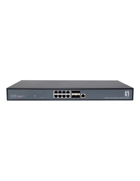 Levelone Xel-1291 Zarządzany L3 10G Ethernet (100/1000/10000) 1U Czarny