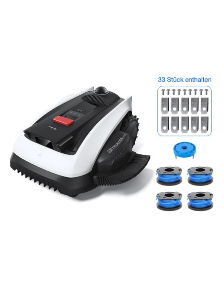 Ecovacs Goat O1200 Lidar Pro Kosiarka Robot Bateria Biały, Czarny