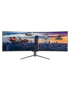 Lc-Power Lc-M49-Dqhd-120-C-Q Monitor Komputerowy 124,5 Cm (49") 5120 X 1440 Px Ultrawide Quad Hd Qled Czarny