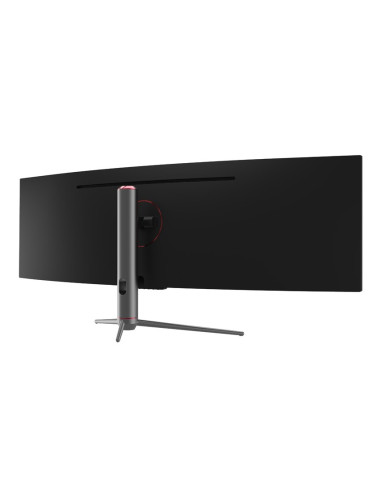 Lc-Power Lc-M49-Dqhd-120-C-Q Monitor Komputerowy 124,5 Cm (49") 5120 X 1440 Px Ultrawide Quad Hd Qled Czarny