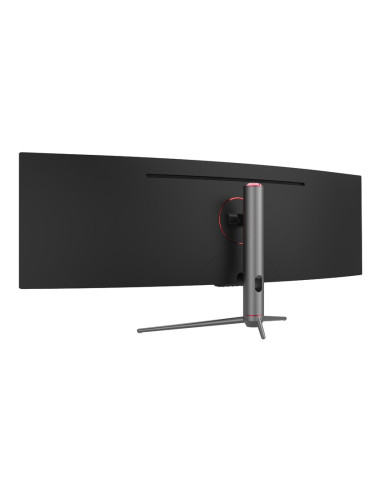 Lc-Power Lc-M49-Dqhd-120-C-Q Monitor Komputerowy 124,5 Cm (49") 5120 X 1440 Px Ultrawide Quad Hd Qled Czarny