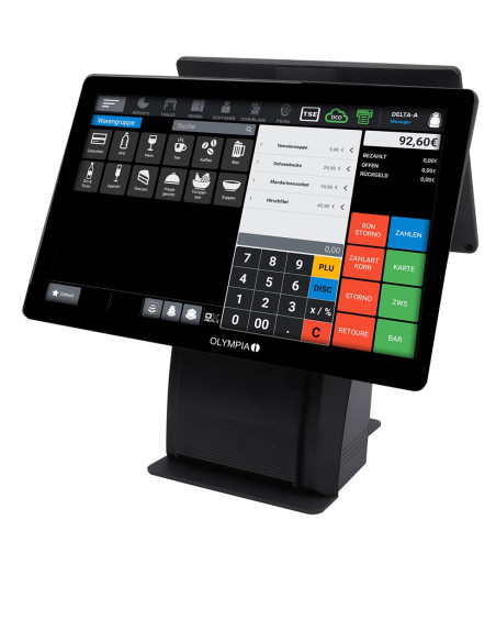 Olympia T215Dk All-In-One 38,1 Cm (15") Ekran Dotykowy Czarny