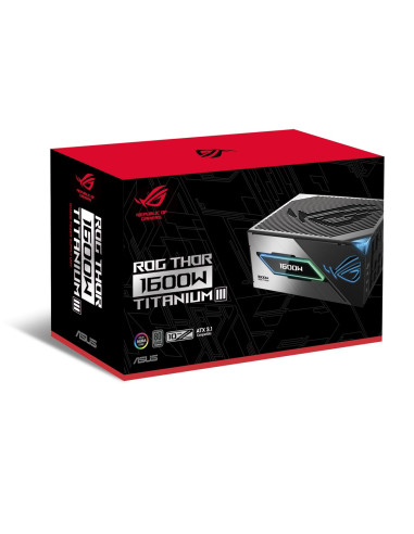 Asus Rog -Thor-1600T3-Gaming Moduł Zasilaczy 1600 W 20+4 Pin Atx Atx Szary