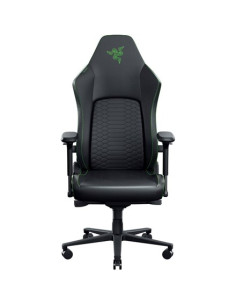 Razer Iskur V2 Newgen Gaming-Stuhl, Ergonomisches Design, Hyperflex-Lordosenstütze, 4D-Armlehnen - Schwarz/Grün