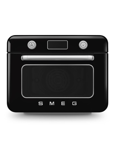 Smeg Cof01Bleu Piec Parowy Mała Czarny Przyciski, Obrotowy