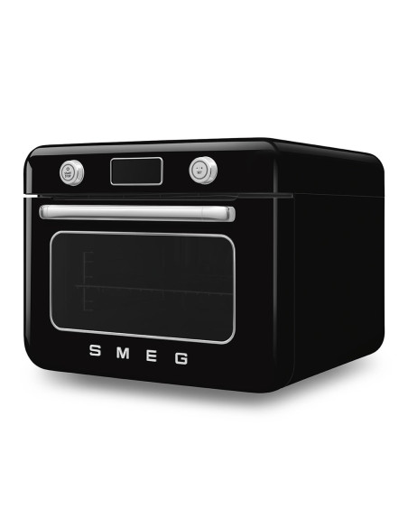 Smeg Cof01Bleu Piec Parowy Mała Czarny Przyciski, Obrotowy