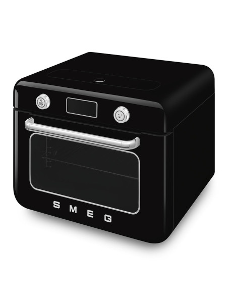 Smeg Cof01Bleu Piec Parowy Mała Czarny Przyciski, Obrotowy