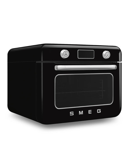 Smeg Cof01Bleu Piec Parowy Mała Czarny Przyciski, Obrotowy