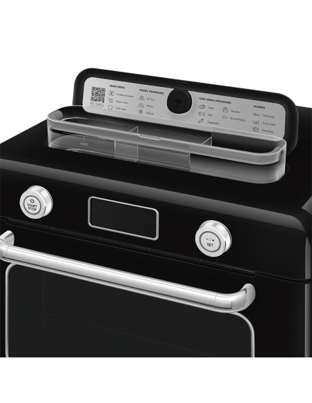 Smeg Cof01Bleu Piec Parowy Mała Czarny Przyciski, Obrotowy