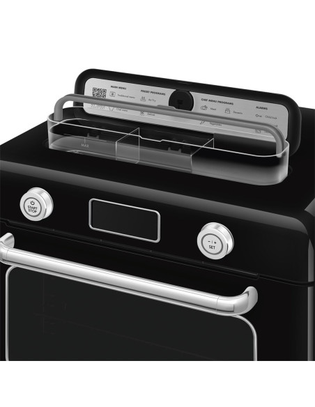 Smeg Cof01Bleu Piec Parowy Mała Czarny Przyciski, Obrotowy