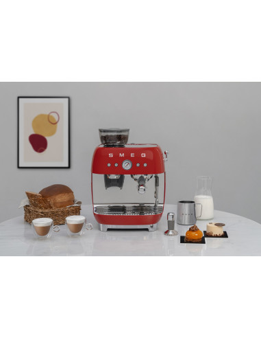 Smeg Egf03Rdeu Ekspres Do Kawy Ręczny Ekspres Do Espresso 2,4 L