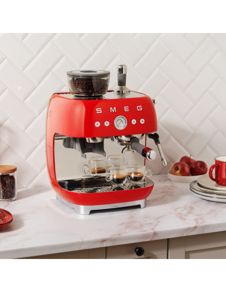 Smeg Egf03Rdeu Ekspres Do Kawy Ręczny Ekspres Do Espresso 2,4 L