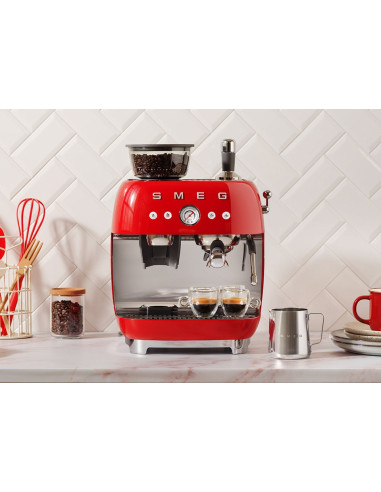 Smeg Egf03Rdeu Ekspres Do Kawy Ręczny Ekspres Do Espresso 2,4 L