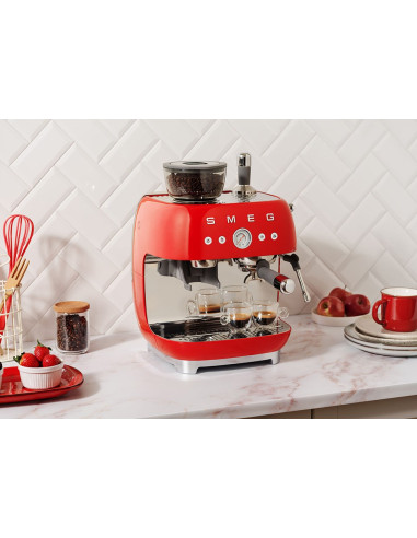 Smeg Egf03Rdeu Ekspres Do Kawy Ręczny Ekspres Do Espresso 2,4 L