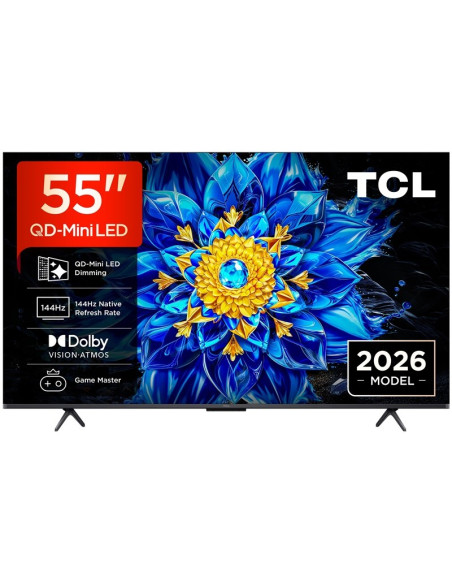 Tcl P8L 55P8L Telewizor 139,7 Cm (55") 4K Ultra Hd Smart Tv Wi-Fi Czarny 450 Cd/M2