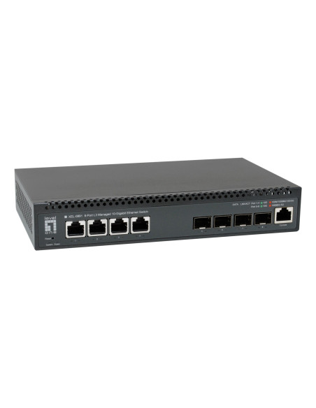 Levelone Xel-0891 Zarządzany L3 10G Ethernet (100/1000/10000) Desktop Szary