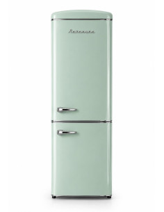 Lodówka Retro Ravanson Lkk-315Rm 597Mm X 707Mm X 1943 Mm | 315L | Total No Frost | Klasa E | Miętowy