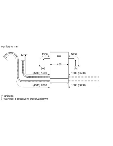 Zmywarka Do Zabudowy 45 Cm Bosch Spv4Hmx13E Serie 4 | Klasa D | 10 Kpl | Extradry | Speedperfect | Wifi Home Connect