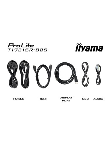 Iiyama Prolite T1731Sr-B2S Monitor Komputerowy 43,2 Cm (17") 1280 X 1024 Px Ekran Dotykowy