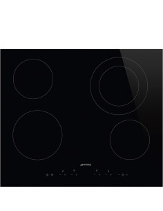 Smeg Universal Se364Etd Płyta Kuchenna Czarny Wbudowany 60 Cm Ceramiczna 4 Stref(Y)