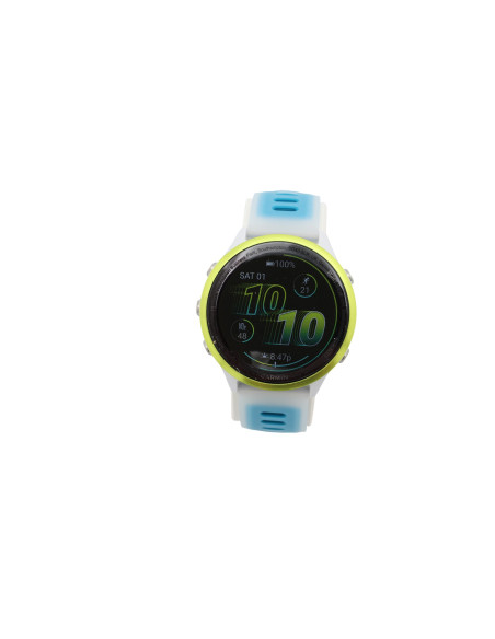Garmin Forerunner 570 3,56 Cm (1.4") Amoled 47 Mm Cyfrowy 454 X 454 Px Ekran Dotykowy Biały, Żółty Wi-Fi Gps