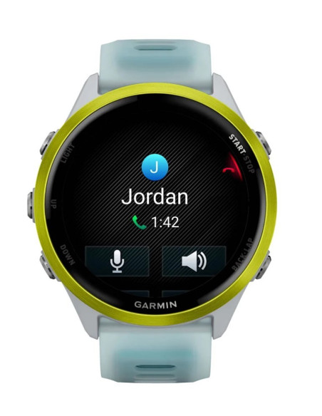 Garmin Forerunner 570 3,56 Cm (1.4") Amoled 47 Mm Cyfrowy 454 X 454 Px Ekran Dotykowy Biały, Żółty Wi-Fi Gps