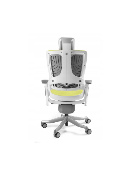 Fotel Biurowy Wau 2 Bl410 Tkanina Mustard/Biały