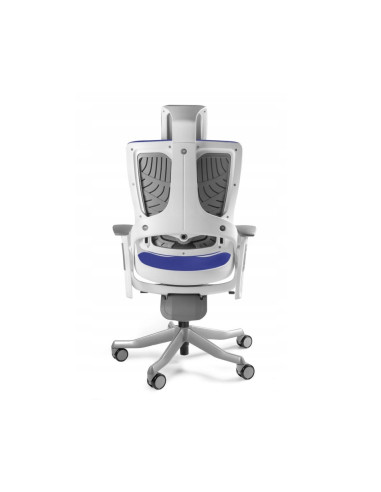 Fotel Biurowy Wau 2 Bl415 Tkanina Royalblue/Biały