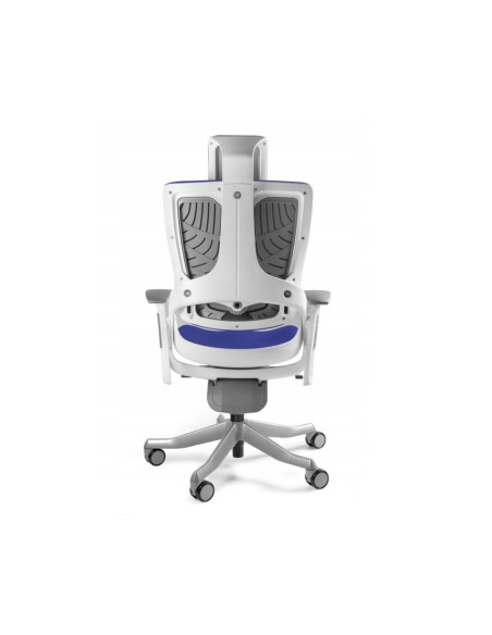 Fotel Biurowy Wau 2 Bl415 Tkanina Royalblue/Biały