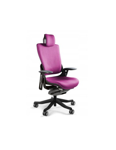 Fotel Biurowy Wau 2 Bl401 Tkanina Magenta/Czarny