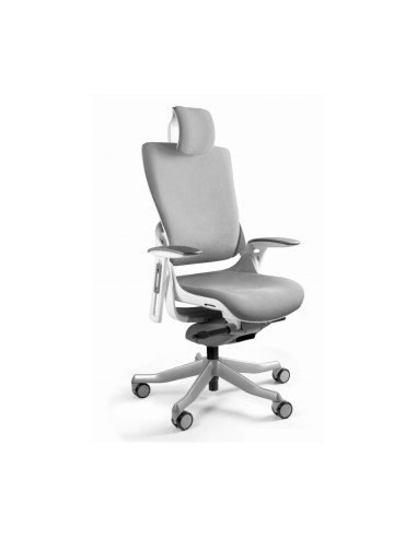 Fotel Biurowy Wau 2 Bl416 Tkanina Snowy/Biały