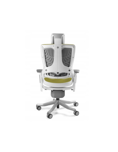 Fotel Biurowy Wau 2 Bl411 Tkanina Olive/Biały