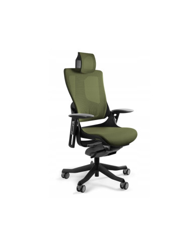 Fotel Biurowy Wau 2 Nw46 Siatka Olive/Czarny