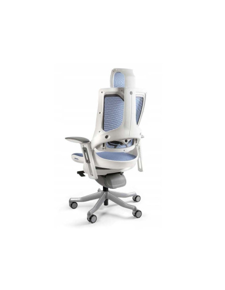 Fotel Biurowy Wau 2 Nw43 Siatka Royalblue/Biały