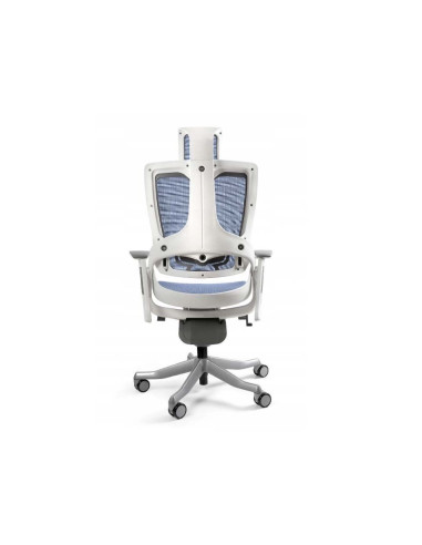 Fotel Biurowy Wau 2 Nw43 Siatka Royalblue/Biały