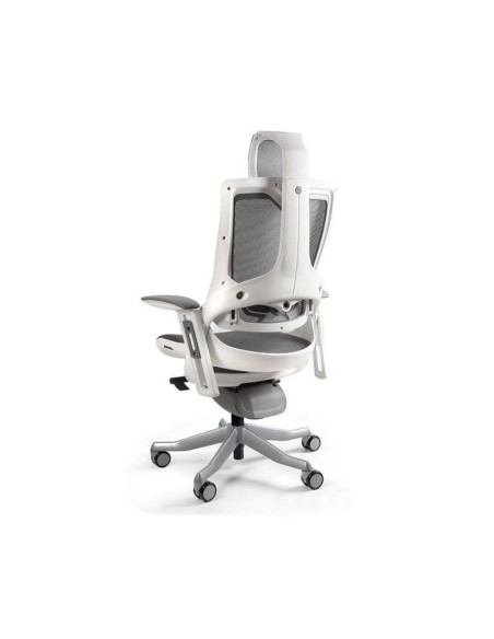 Fotel Biurowy Wau 2 Nw42 Siatka Snowy/Biały
