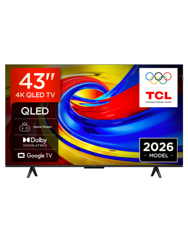Tcl P7L 43P7L Telewizor 109,2 Cm (43") 4K Ultra Hd Smart Tv Wi-Fi Czarny 400 Cd/M2