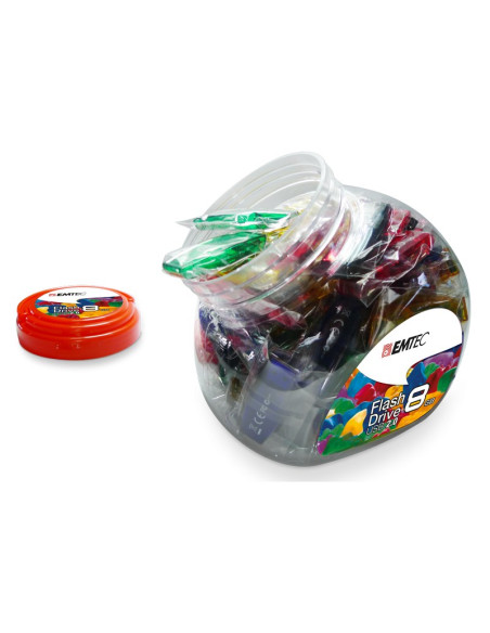 Emtec C410 Color Mix - Candy Jar 2.0 Pamięć Usb 32 Gb Usb Typu-A Wielobarwny