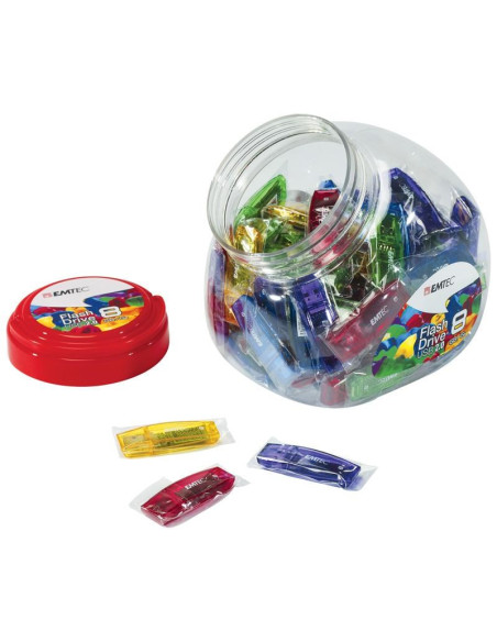 Emtec C410 Color Mix - Candy Jar 2.0 Pamięć Usb 32 Gb Usb Typu-A Wielobarwny