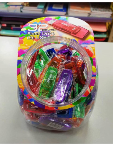 Emtec C410 Color Mix - Candy Jar 2.0 Pamięć Usb 32 Gb Usb Typu-A Wielobarwny