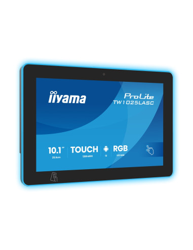 Iiyama Prolite Tw1025Lasc-B3Pnr Monitor Komputerowy 25,6 Cm (10.1") 1280 X 800 Px Wxga Led Ekran Dotykowy Przeznaczony Dla Wielu