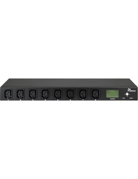 Inter-Tech Pdu Sa-0816 Rozdzielacz Zasilania Pdu 8 X Gniazdo Sieciowe Czarny
