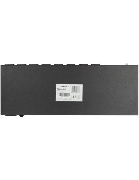 Inter-Tech Pdu Sa-0816 Rozdzielacz Zasilania Pdu 8 X Gniazdo Sieciowe Czarny